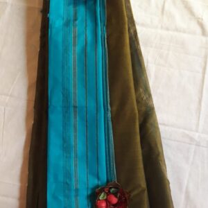 Banana Cotton Saree- Shade of Green