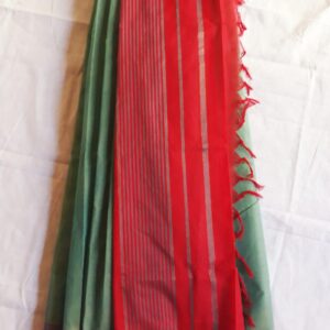 Banana Cotton Saree- Shade of Green