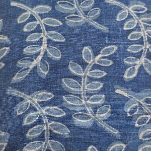 Naturally Dyed | Hand Block Printed| HandLoom| Indigo Cotton Fabric