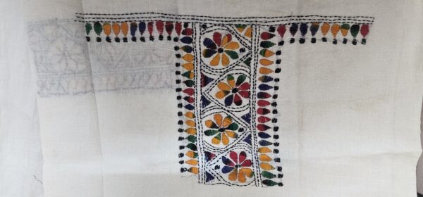 Kantha Embroidery Blouse Piece - Image 3