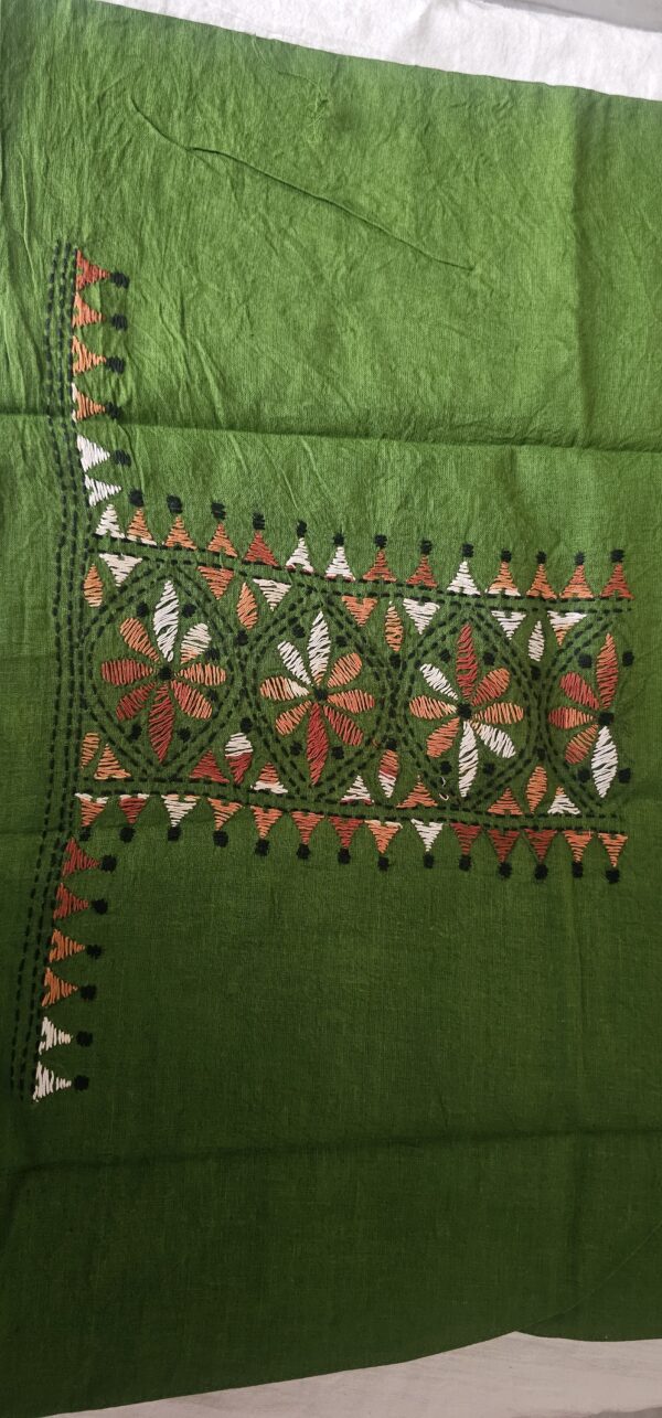 Kantha Embroidery Blouse Piece - Image 3