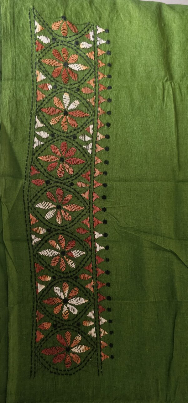 Kantha Embroidery Blouse Piece - Image 2