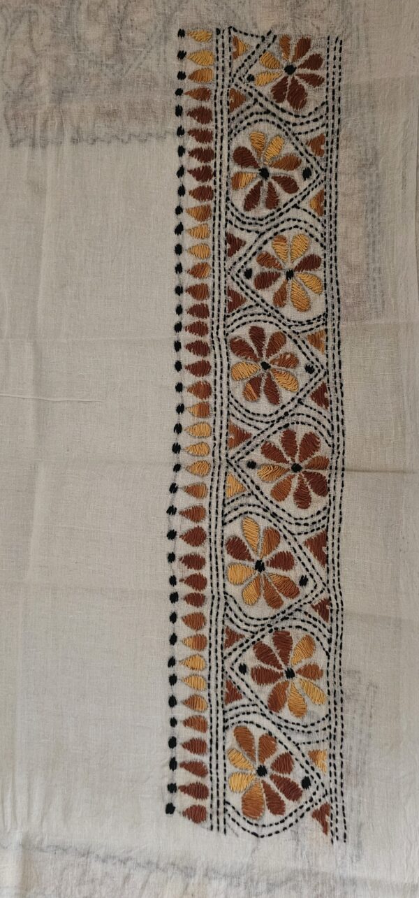 Kantha Embroidery Blouse Piece - Image 3