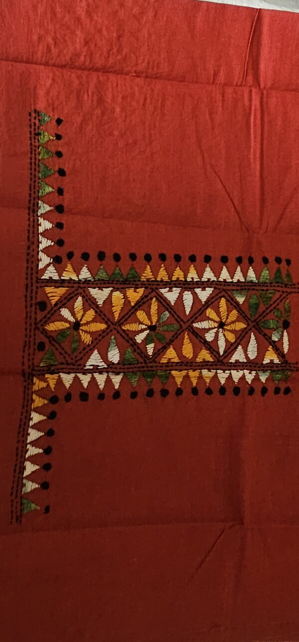 Kantha Embroidery Blouse Piece - Image 3