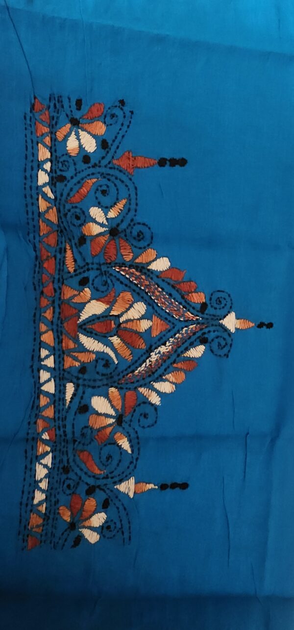 Kantha Embroidery Blouse Piece - Image 2