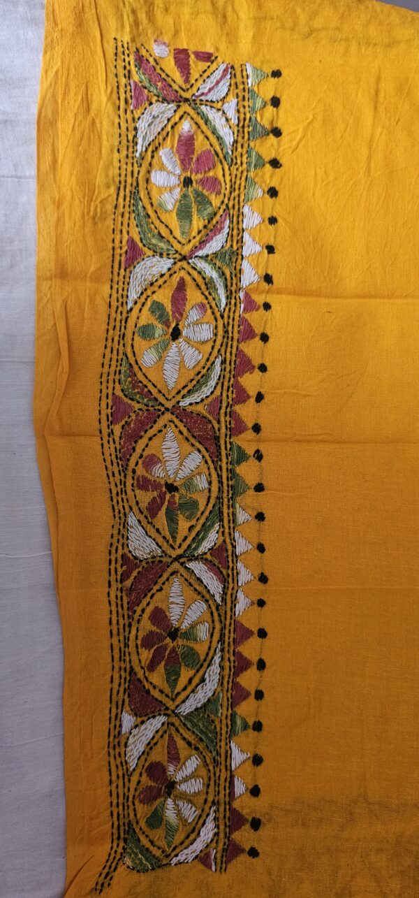 Kantha Embroidery Blouse Piece - Image 5