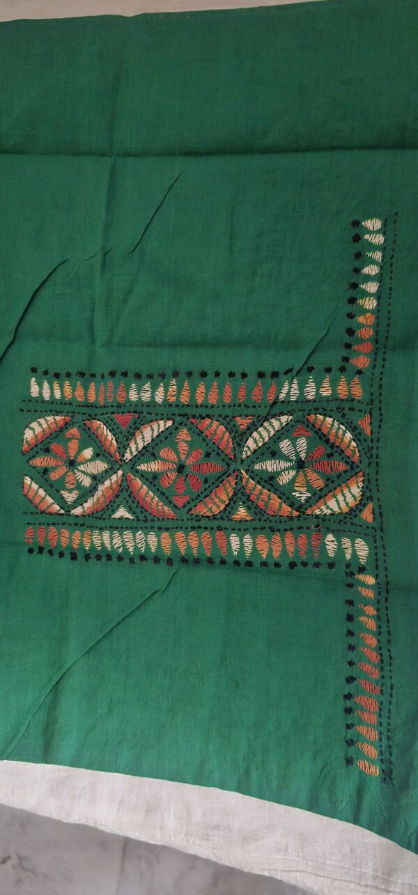 Kantha Embroidery Blouse Piece - Image 4