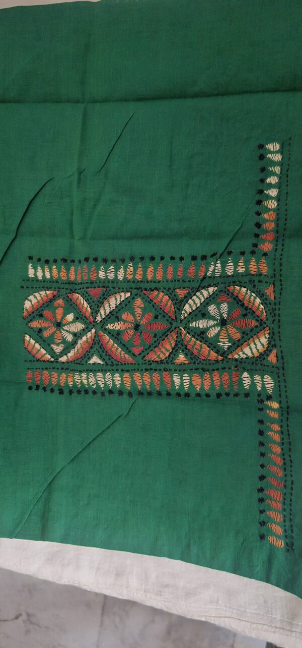 Kantha Embroidery Blouse Piece - Image 3