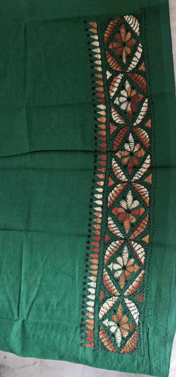 Kantha Embroidery Blouse Piece - Image 2